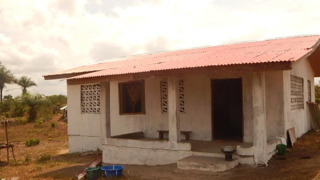 Newly constructed annex to host mini clinic, photo by Gbatemah Senah