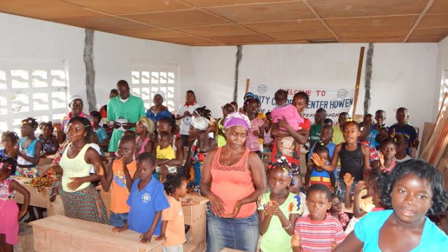 Children at TCC during the 2015 Independence Day Celebrations, photo by Gbatemah Senah